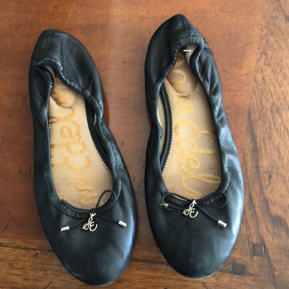 Sam Edelman black ballet flats Sz 8